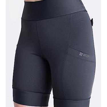 Imagem de Bermuda de Compressão para Corrida Hupi Run Feminina Longa, Cor: Preto, Tamanho: M