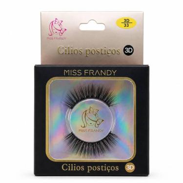 Imagem de Cílios Postiços Miss Frandy 3D Com Cola C18-3d0702