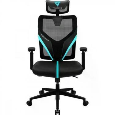 Imagem de Cadeira Ergonômica Thunderx3 Yama1 Ciano Pct /1