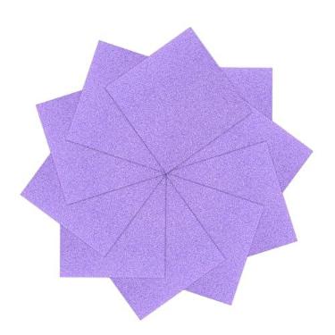 Imagem de Sonjade Papel de cartolina com glitter, papéis brilhantes sem derramamento, recortes de artesanato e projetos faça você mesmo, papel brilhante para fazer cartões, 30 x 30 cm, 10 folhas, 250 g/m2 (roxo
