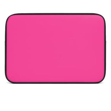 Imagem de Capa para Notebook 15,6 Polegadas com Revestimento em Espuma Antichoque - Compatível com Dell, HP, Lenovo, Acer e Samsung - Proteção Premium Ajustável (Rosa)