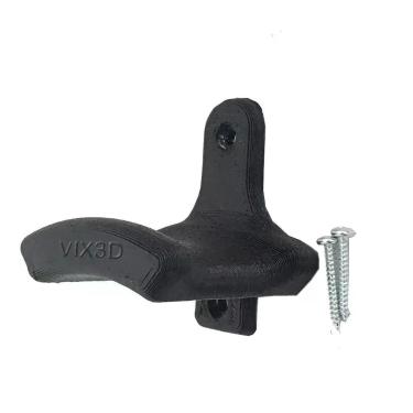 Imagem de Suporte De Parede Parafusado Headset Headphone - V I X 3 D, Preto