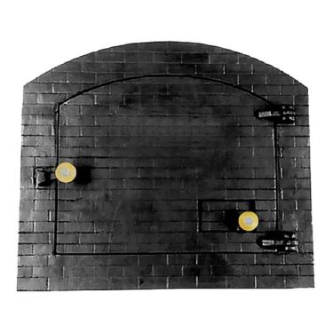 Imagem de Porta Forno Ferro Fundido P/ Pizza Dnadai 51x45cm - Rig Fundidos