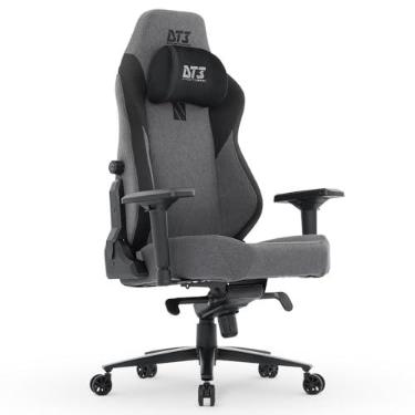 Imagem de Cadeira Gamer DT3 Nero XL, Revestimento com Tecido DT3 Max2Weave. almofada magnética apoio lombar integrado, braços 4D+, suporta até 150 e altura máx. de 1,95m (Graphite)