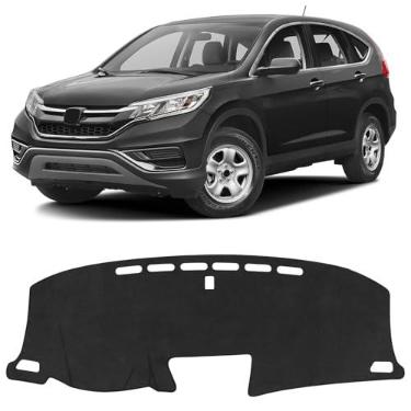 Imagem de Bercicci Capa de painel para Honda CRV 2016 2015 2014 2013 2012 acessórios capa de painel de flanela tapete de painel central capa de console protetor solar almofada
