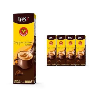 Imagem de 3 Corações Pack Cápsula de Cappuccino Classic TRES - 40 un