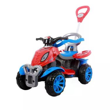 Imagem de Quadriciclo Infantil Spider Man Triciclo Passeio Pedal E Som - Maral