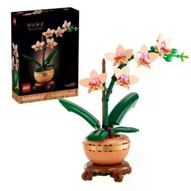 Imagem de Lego Mini Orquídea Creator Planta Collection Botanical 10343 274 Peças