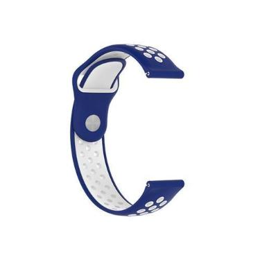 Imagem de Pulseira para Colmi i10 - Silicone Sport 22mm - Estilo no Pulso, Azul 