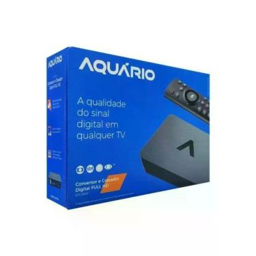 Imagem de Conversor e Gravador Digital Aquário DTV-9000 para TV com Recepção de Sinal Full HD 1080p Preto