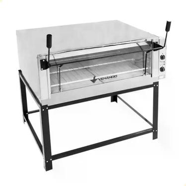 Imagem de Forno Industrial Venâncio Roma Elétrico Aço Inox Com Pedra Refratária 220V Feri90 15538