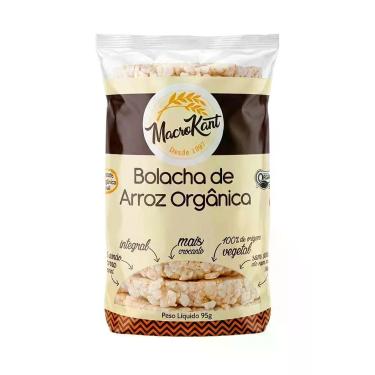 Imagem de Bolacha de Arroz Orgânica com Linhaça MacroKant  95g