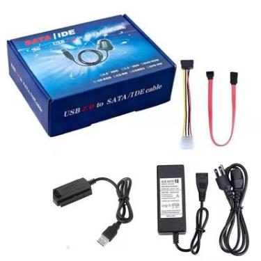 Imagem de Adaptador Conversor Usb 2.0  Ide Sata I E Sata Ii Albor