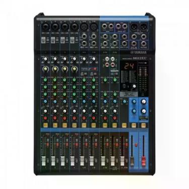 Imagem de Mesa de Som Analógica MG12XU 12 Canais Bivolt Uso Profissional Desempenho Confiável Preto Yamaha