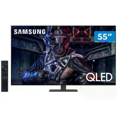 Imagem de Smart TV 55 4K QLED Samsung 55Q80A Wi-Fi - Som em Movimento Processado