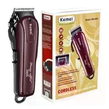 Imagem de Maquininha de Cortar Cabelo Kemei 6 Pentes Original KM2600
