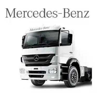 Imagem de Adesivo Testeira Mercedes Benz Quebra Sol Caminhão Grafite - Resitank,