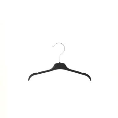 Imagem de Cabide Blusa Bebê 25,4 cm - 1034 - IOPLAST, Preto, 250 peças