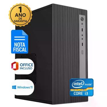 Imagem de Computador CPU Intel Core i3 8GB SSD 120GB Windows 11 PC Home Office P