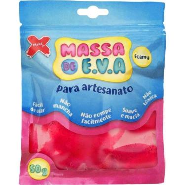 Imagem de Massa de EVA Vermelho 50g - Make+
