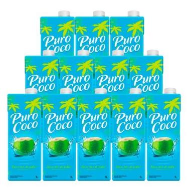 Imagem de Água de Coco Puro Coco 1l 12 Unidades