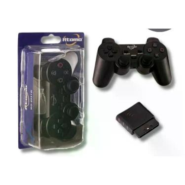 Imagem de Controle controlador de jogo ps2 sem fio mo6021w atomo
