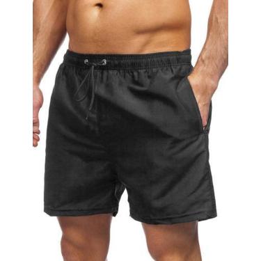 Imagem de Bermuda masculina com bolso praia academia treino tactel Tamanho:PCor: