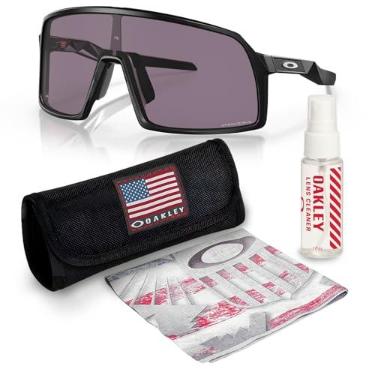 Imagem de OAKLEY Óculos de sol SUTRO S OO9462 Armação branca fosca com lentes PRIZM ROAD com kit oficial de óculos, Preto fosco, 28 mm
