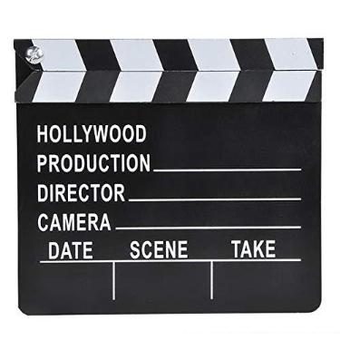 Imagem de Placa de prote o para quadro de garra do filme Hollywood, placa de apoio do diretor, 17,78 x 20,32 cm