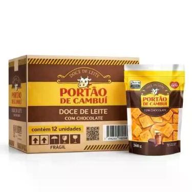 Imagem de Kit 12 Doce de Leite c/ Chocolate PORTÃO DO CAMBUI Pouch 200g - Portão