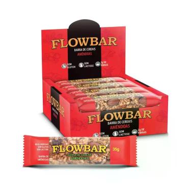 Imagem de Flowbar Barra de Amêndoas, Nozes e Castanhas Display 12x35g