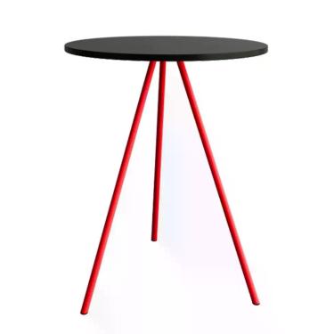Imagem de Mesa Lateral Gabriela Wood Vermelha - New Green