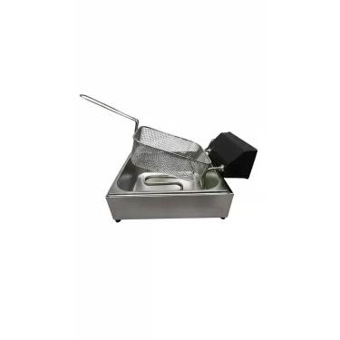 Imagem de Fritadeira Elétrica Industrial Inox 1 Cuba 3 220V Prateado - Congratul