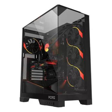 Imagem de Gabinete Gamer Pcyes Forcefield Dome Black Vulcan - Gffdbv
