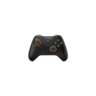 Imagem de Controle Husky Hunter, Sem Fio, Compativel com PC/Android/iOS, 24 Botões Programáveis, RGB, Preto - HJK002PT
