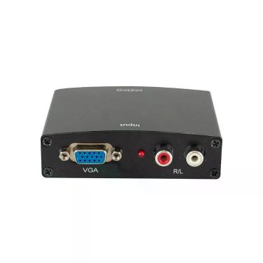 Imagem de Conversor de Áudio Vídeo Evus C-090 VGA para HDMI 5V