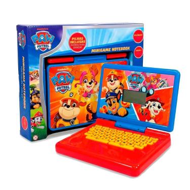 Imagem de Laptop Infantil Bilíngue Patrulha Canina Notebook Educativo Inglês Por