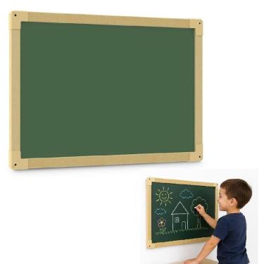 Imagem de Lousa Quadro Verde Grande Infantil Mural Parede Restaurante Escola 60X