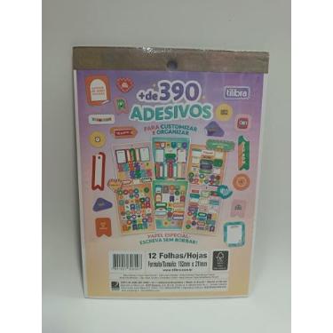 Imagem de Bloco de Adesivos Decorados com + de 390 Unidades - Tilibra, modelo1