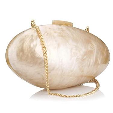 Imagem de Gets Bolsas de mão de acrílico para mulheres com bolsas e bolsas marmorizadas elegante para banquete à noite bolsa transversal, Um damasco