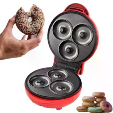 Imagem de SuperMáquina De Donuts Mini Faz 3 Rosquinhas Confeitaria 220V - SWEET 