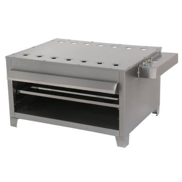 Imagem de Forno Salamandra a Gás 60x50 cm Inox SLG - 6 Metalmaq