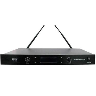 Imagem de Microfone Gooseneck sem Fio 48 Centímetros UHF (2 Unidades) - 820 B CSR