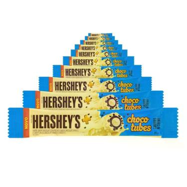 Imagem de Chocolate Hersheys Chocotubes Cookies N Creme 10 und 25g