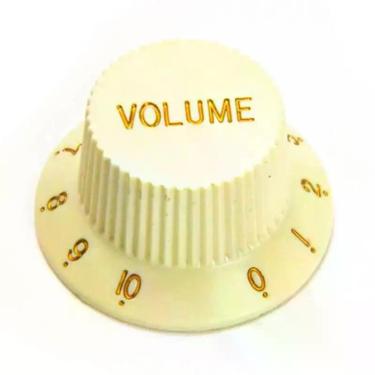 Imagem de Knob Guitarra Strato Creme Volume Plástico Santo Angelo