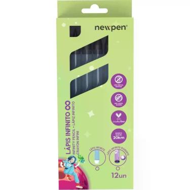 Imagem de Lapis Preto Redondo Infinito Diamente BLACK Roxa (7896657836474) - New