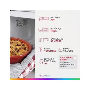 Imagem de Micro-ondas LG 30L Preto Solo NeoChef MS3033DSA.FBKGLGZ 220V