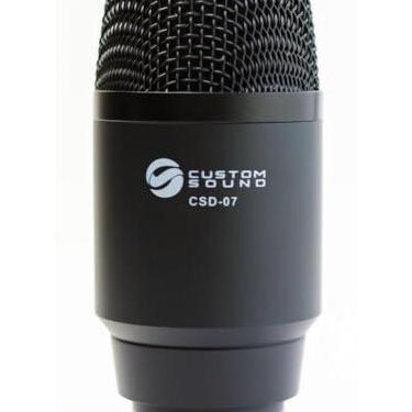 Imagem de Microfone de Bumbo Custom Sound CSD07 dinâmico unidirecional com excelente captação e definição