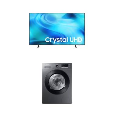 Imagem de Lava e Seca WD11M 220V + Smart TV AI 58" Crystal UHD 4K - Samsung, 220