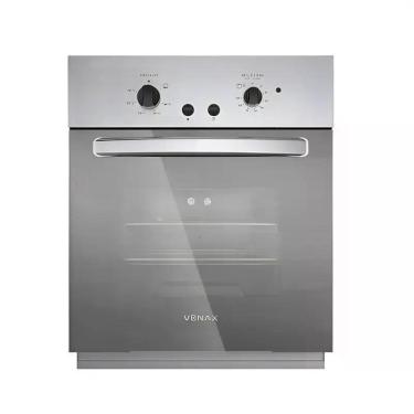 Imagem de Forno a Gás de Embutir Inox 50L Cristallo Venax 127V com Grill - CINZA